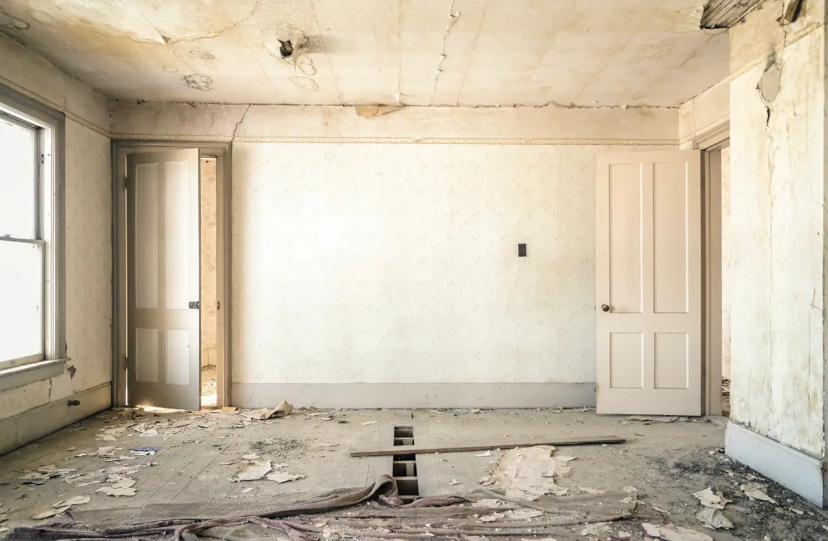 Waste disposal crew managing a cleanout project in Freehold